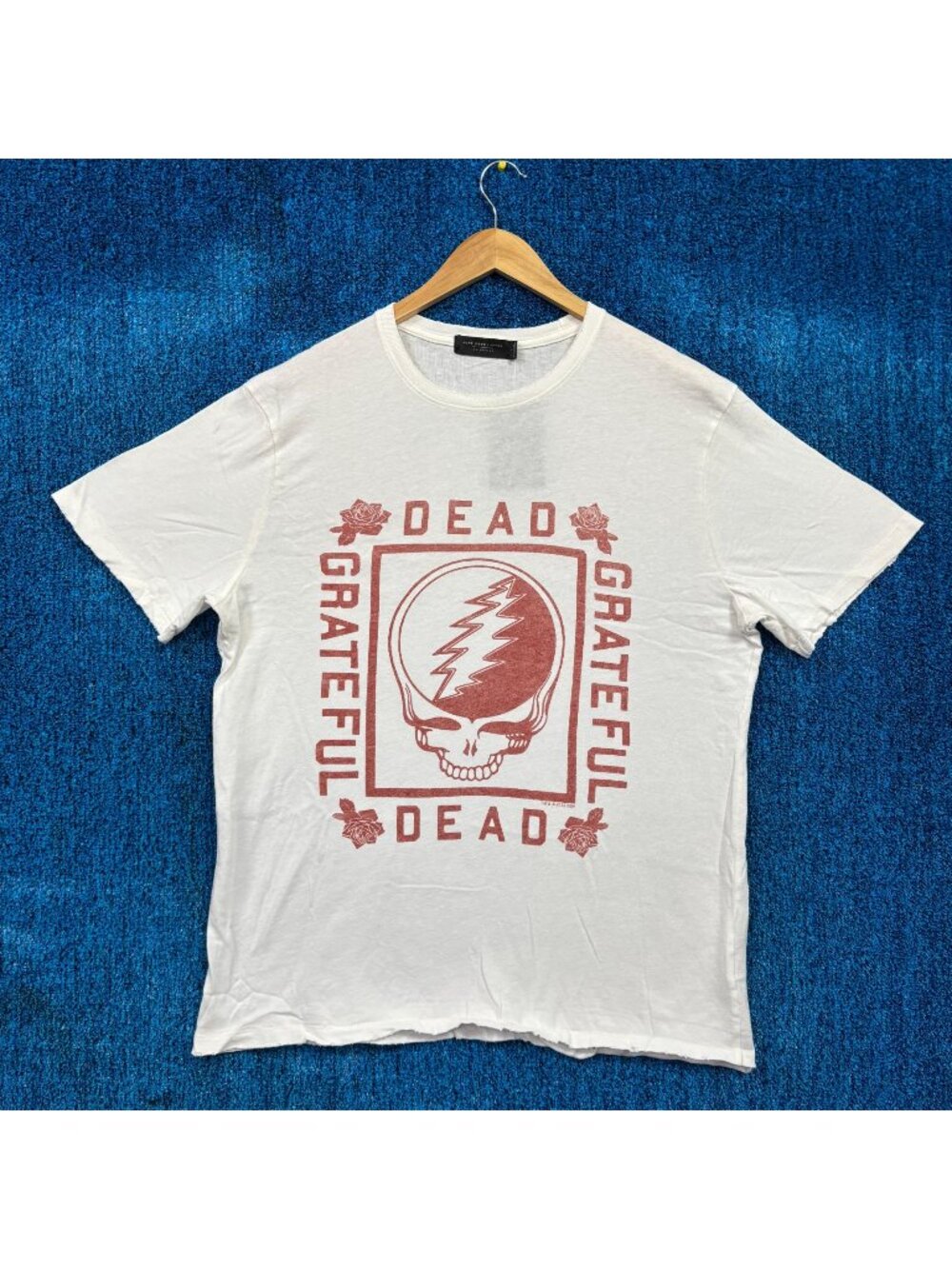 Grateful Dead Skull Bears White Rock T-Shirt Size Large